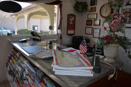 Welcome To Travelers Inn - Reception Desk